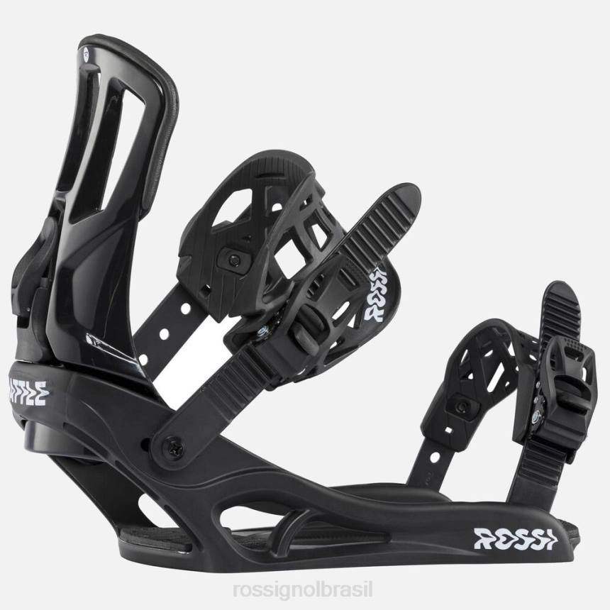 acessórios Rossignol encadernação de snowboard em preto e branco batalha novo estilo homens XP60665