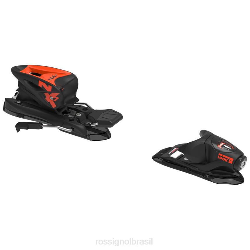 acessórios Rossignol fixações nx 7 gw levantador b73 preto vermelho quente crianças XP601179