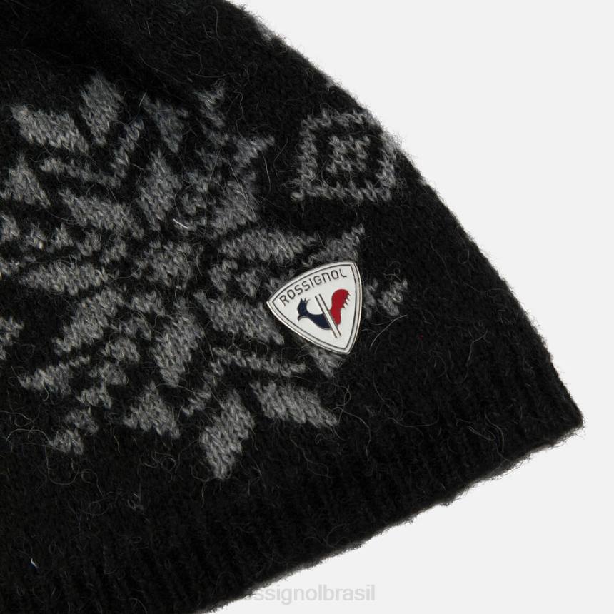 acessórios Rossignol gorro de floco de neve preto mulheres XP60720