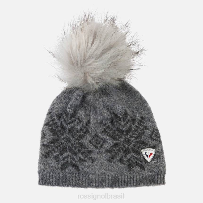 acessórios Rossignol gorro de floco de neve urze cinza mulheres XP601024