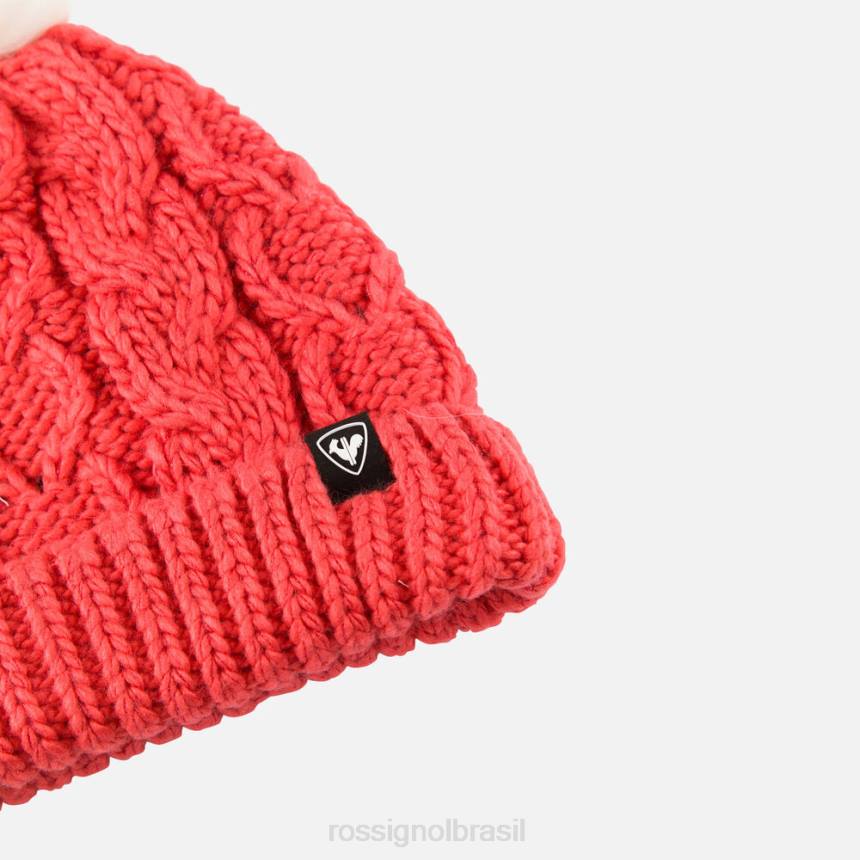 acessórios Rossignol gorro de pele óssea elevador rosa garotas XP601204