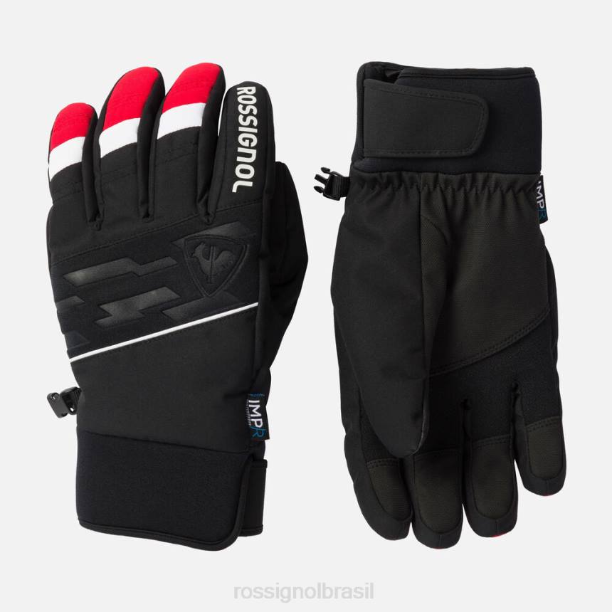 acessórios Rossignol luvas impermeáveis ​​de velocidade vermelho esportivo homens XP60661