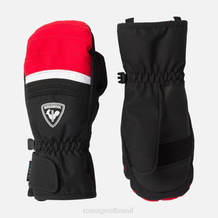 acessórios Rossignol luvas impermeáveis ​​​​de tecnologia vermelho esportivo juniores XP601155