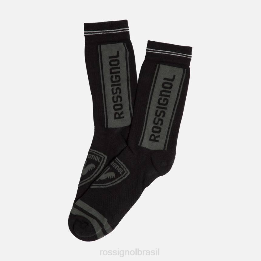 acessórios Rossignol meias esportivas de tripulação preto homens XP6023