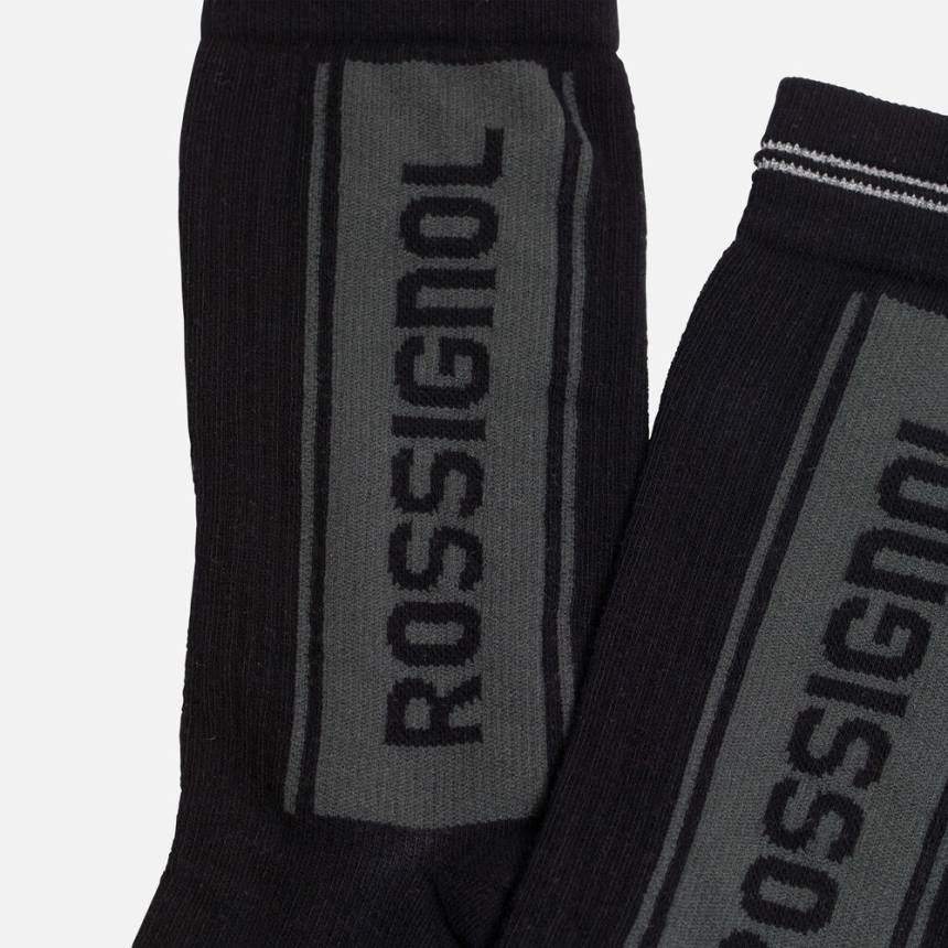 acessórios Rossignol meias esportivas de tripulação preto homens XP6023