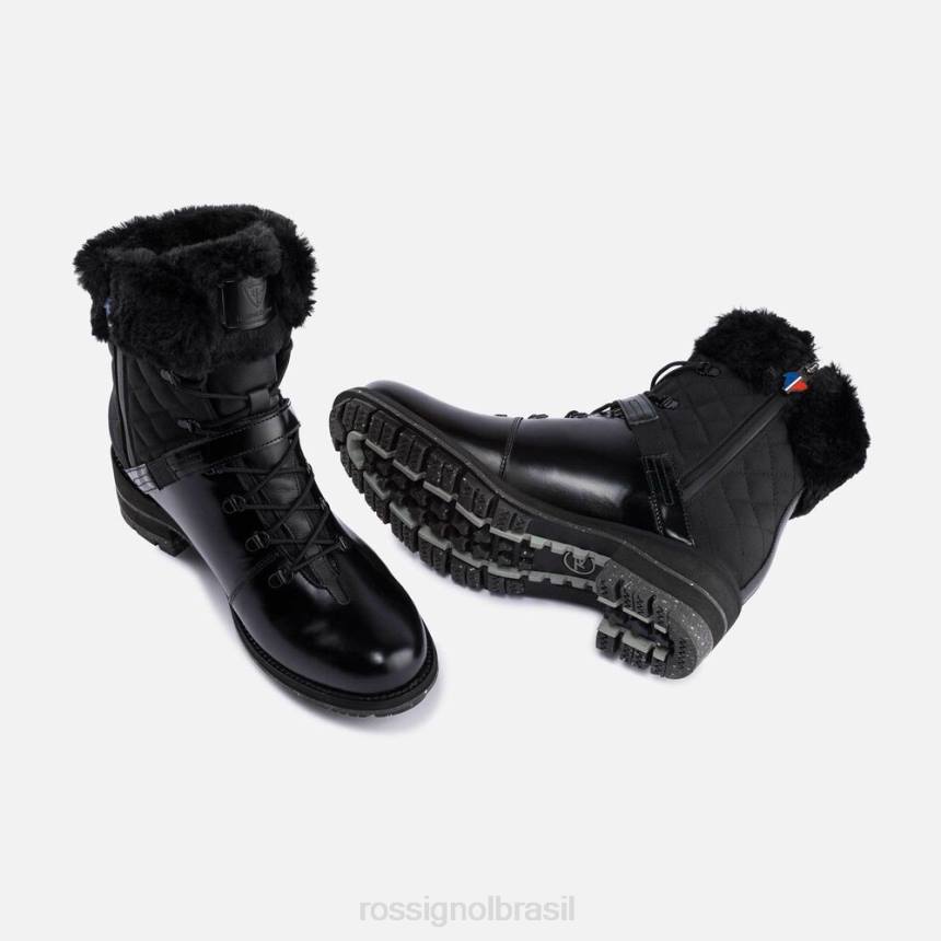 calçados Rossignol Botas da edição megève de 1907 preto mulheres XP60741