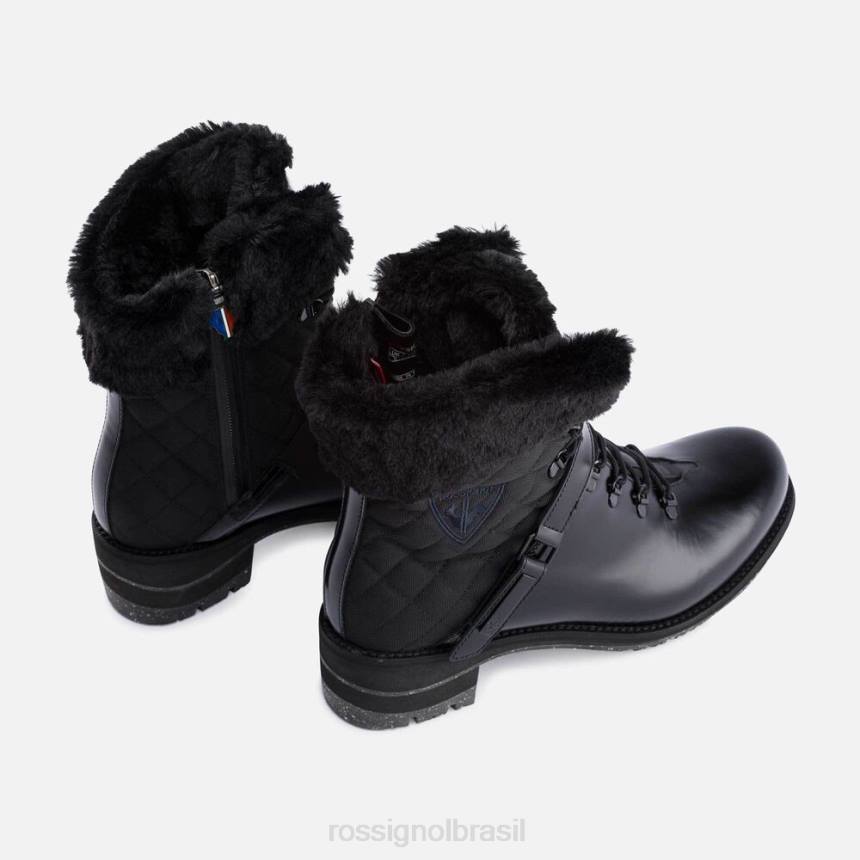 calçados Rossignol Botas da edição megève de 1907 preto mulheres XP60741