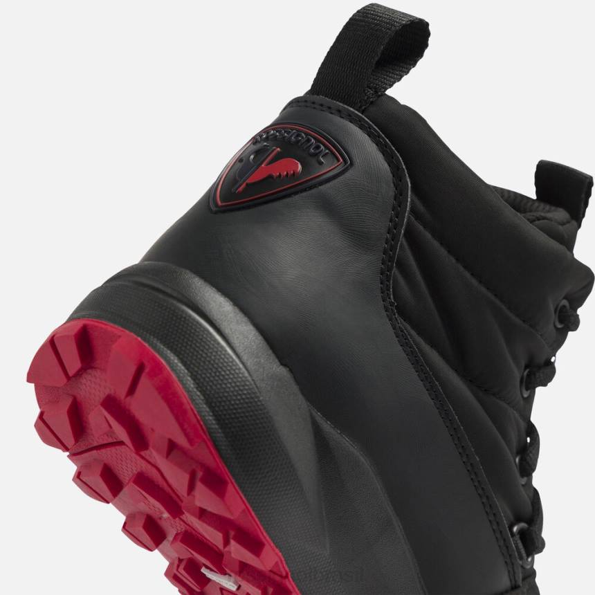 calçados Rossignol botas de après ski impermeáveis ​​resort preto unissex XP6088