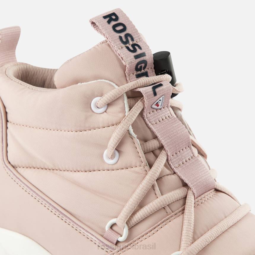 calçados Rossignol botas de après ski impermeáveis ​​resort rosa pó unissex XP60749