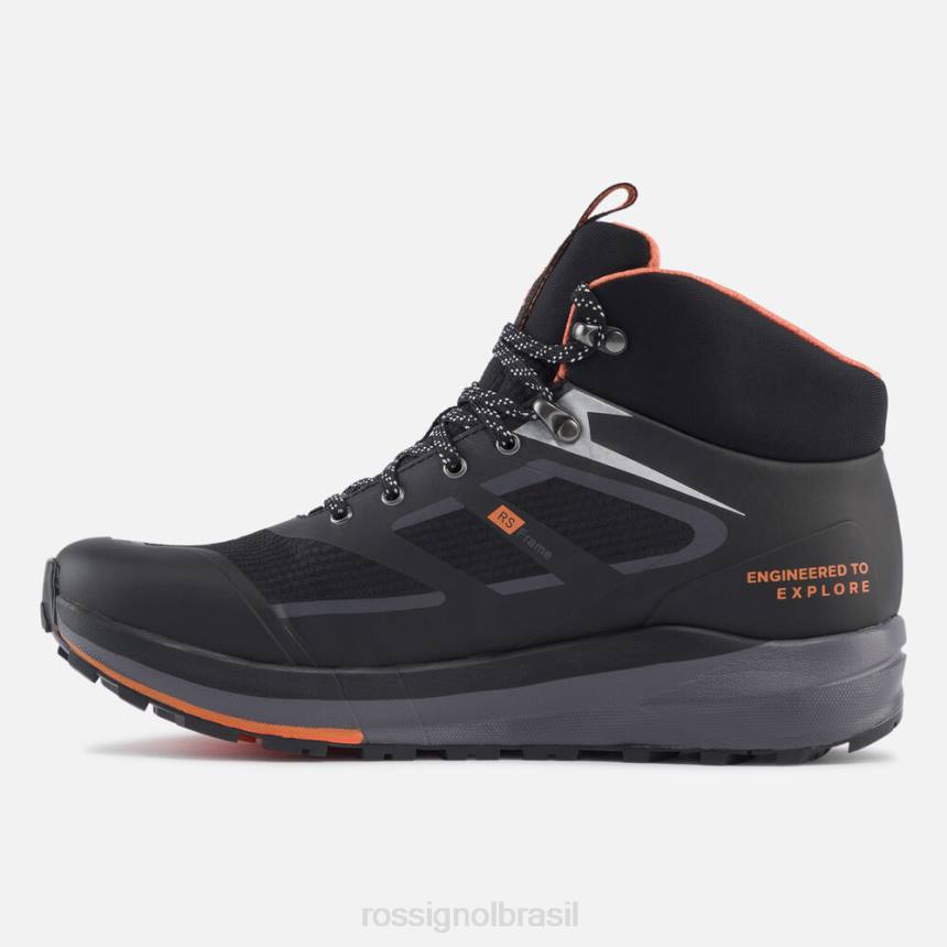 calçados Rossignol sapatos de caminhada impermeáveis preto homens XP60154