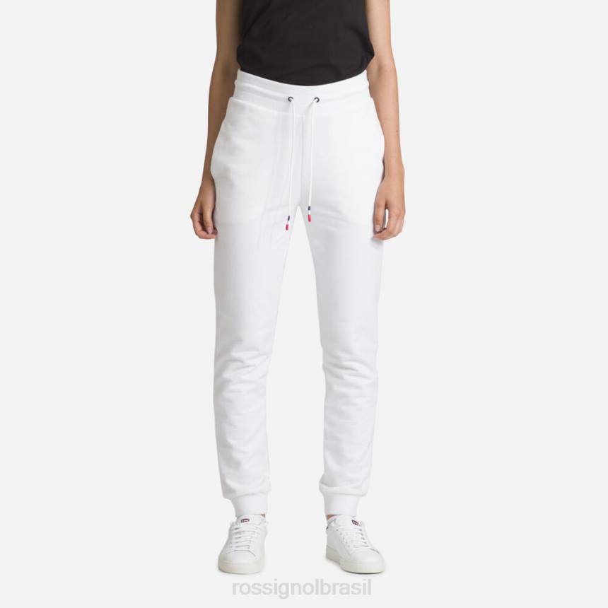 partes inferiores Rossignol calça de algodão com logo branco mulheres XP60939