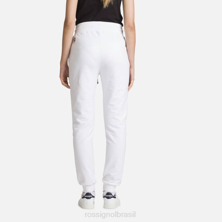 partes inferiores Rossignol calça de algodão com logo branco mulheres XP60939