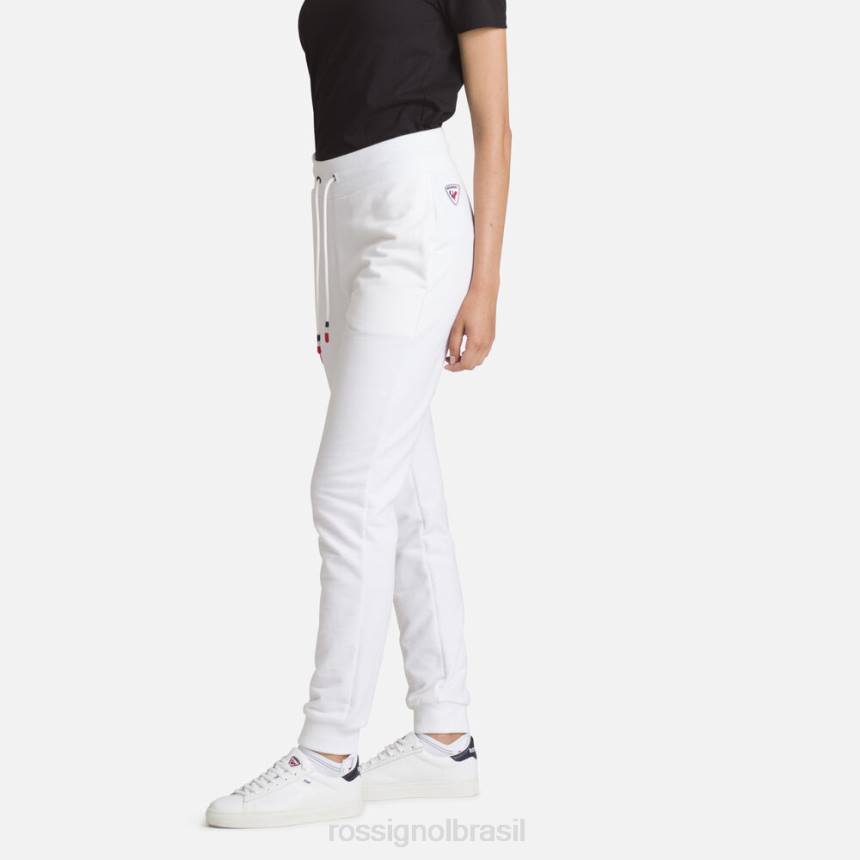 partes inferiores Rossignol calça de algodão com logo branco mulheres XP60939