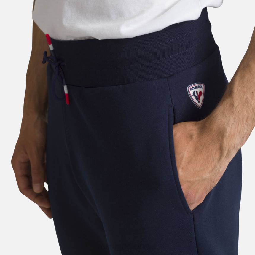 partes inferiores Rossignol calça de moletom com logo azul marinho homens XP60414