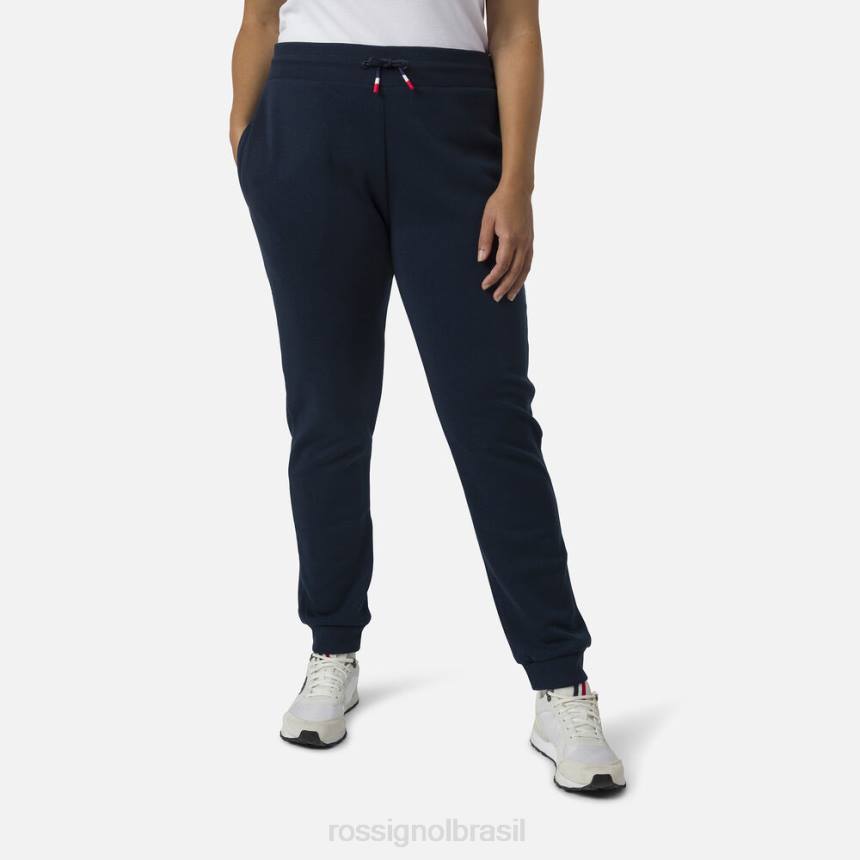 partes inferiores Rossignol calça de moletom com logo azul marinho mulheres XP60924