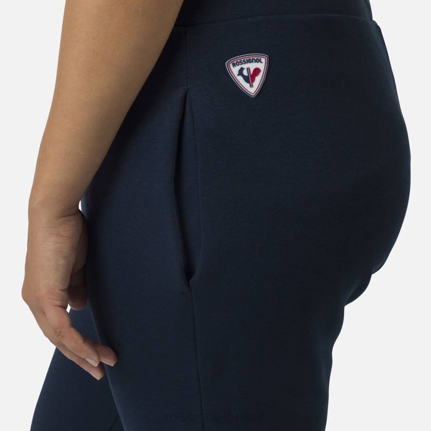 partes inferiores Rossignol calça de moletom com logo azul marinho mulheres XP60924