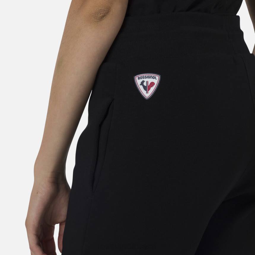 partes inferiores Rossignol calça de moletom com logo preto mulheres XP60901