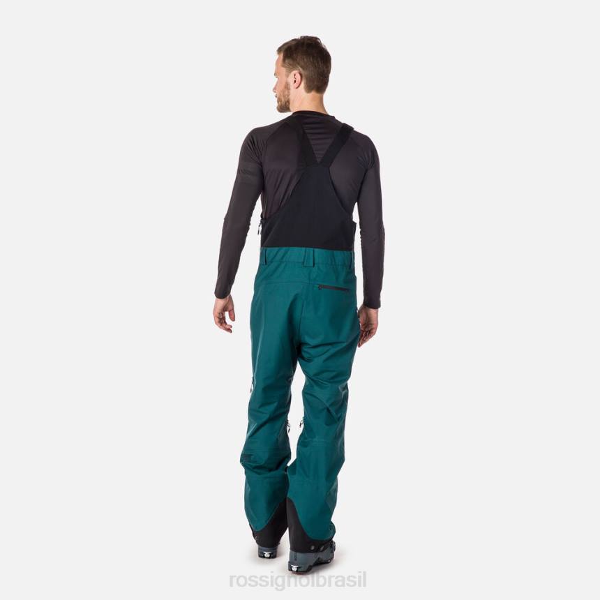 partes inferiores Rossignol calça skpr de três camadas azul-petróleo profundo homens XP60586