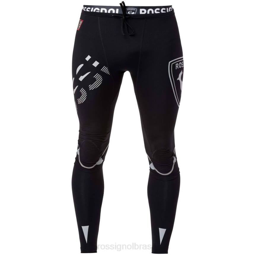 partes inferiores Rossignol meia-calça de corrida de compressão infini preto homens XP60242