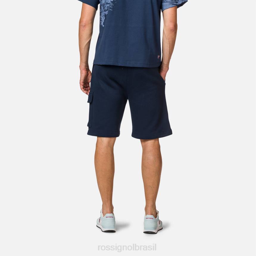 partes inferiores Rossignol shorts confortáveis ​​de algodão azul marinho homens XP60132