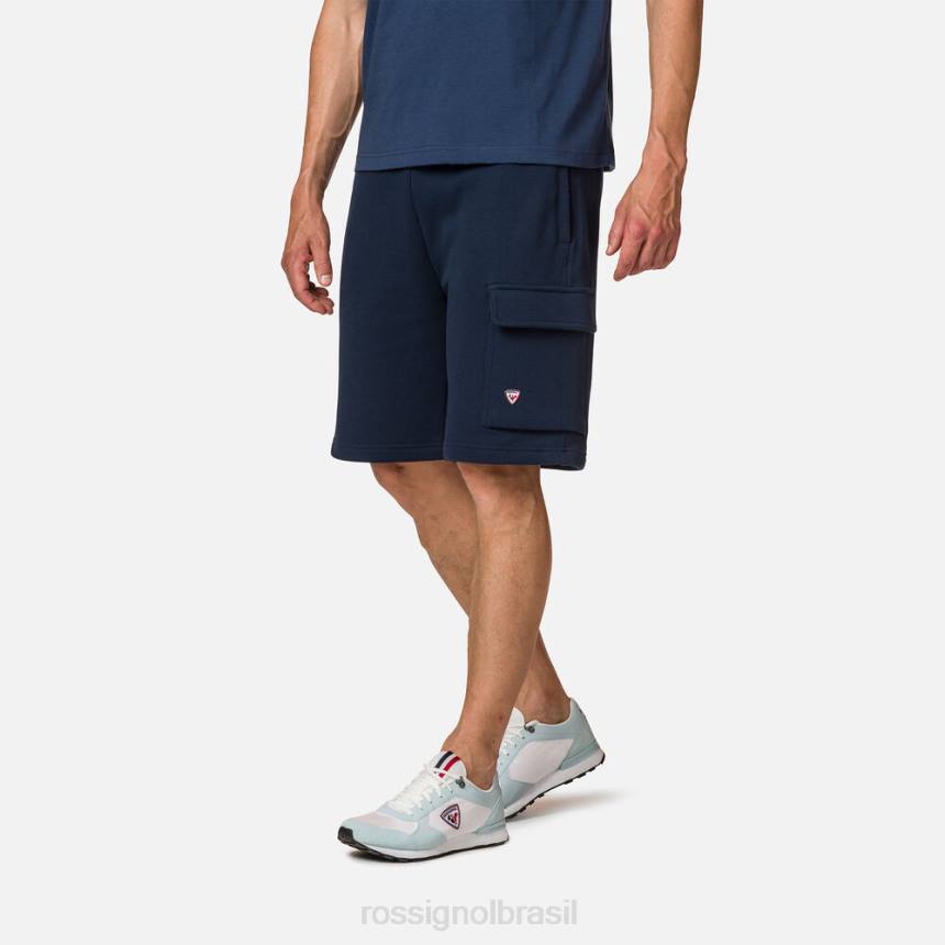 partes inferiores Rossignol shorts confortáveis ​​de algodão azul marinho homens XP60132