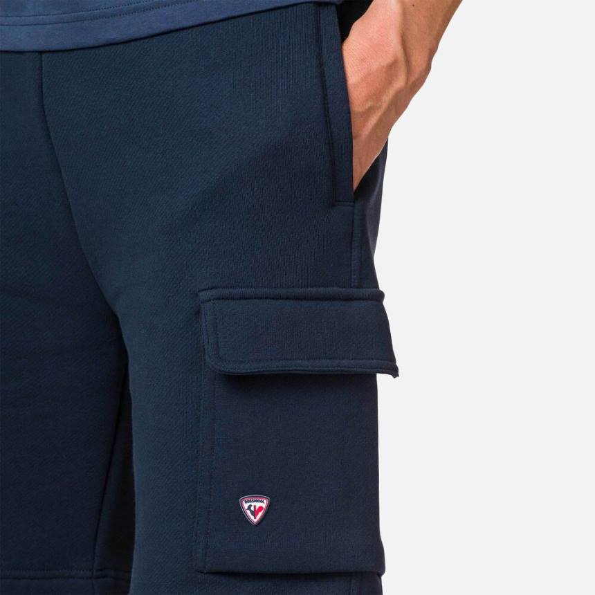 partes inferiores Rossignol shorts confortáveis ​​de algodão azul marinho homens XP60132