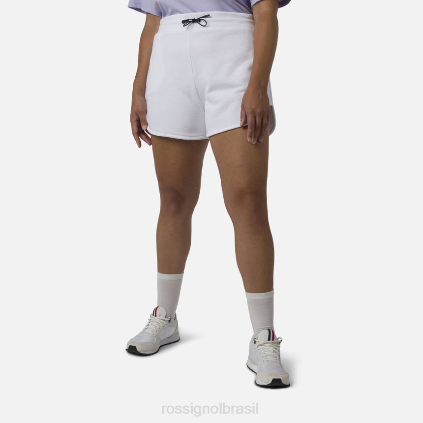 partes inferiores Rossignol shorts confortáveis ​​de algodão branco mulheres XP60844