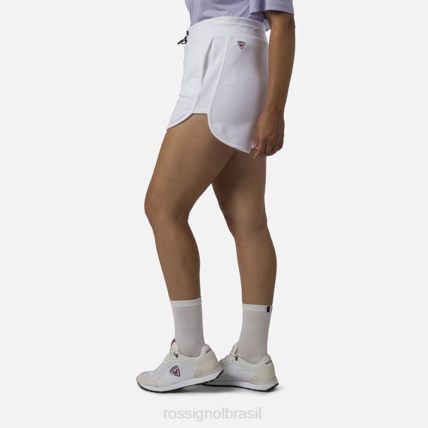 partes inferiores Rossignol shorts confortáveis ​​de algodão branco mulheres XP60844