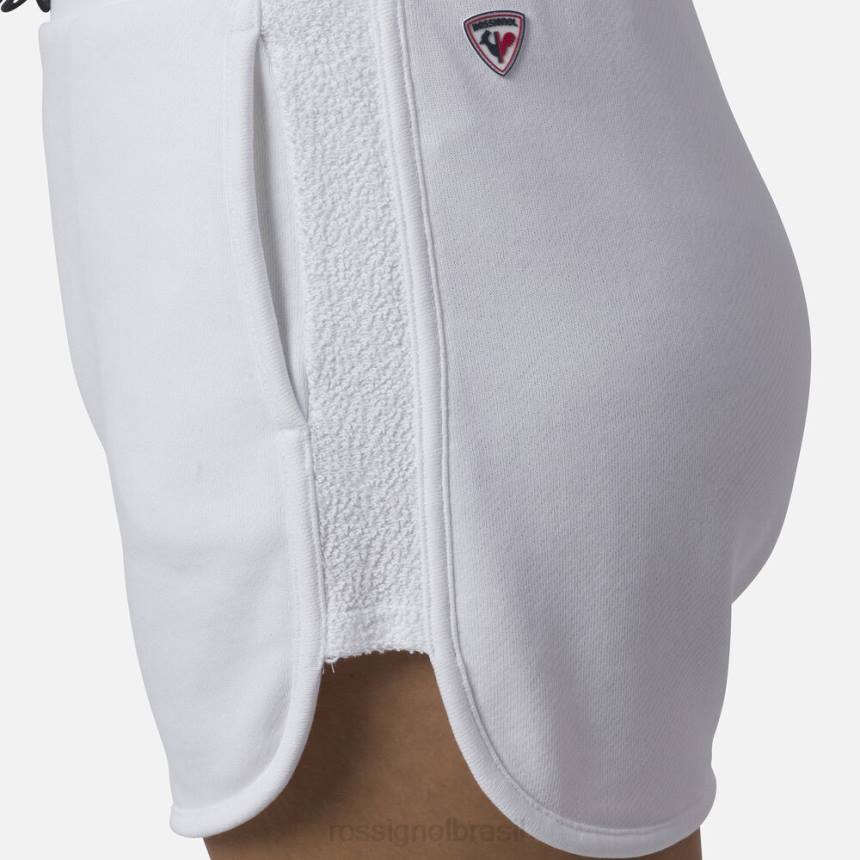 partes inferiores Rossignol shorts confortáveis ​​de algodão branco mulheres XP60844