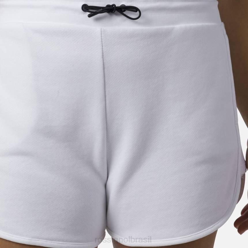 partes inferiores Rossignol shorts confortáveis ​​de algodão branco mulheres XP60844