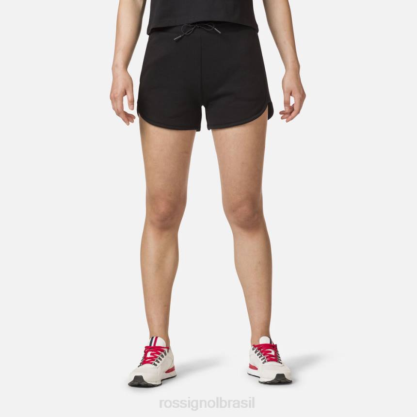 partes inferiores Rossignol shorts confortáveis ​​de algodão preto mulheres XP60920