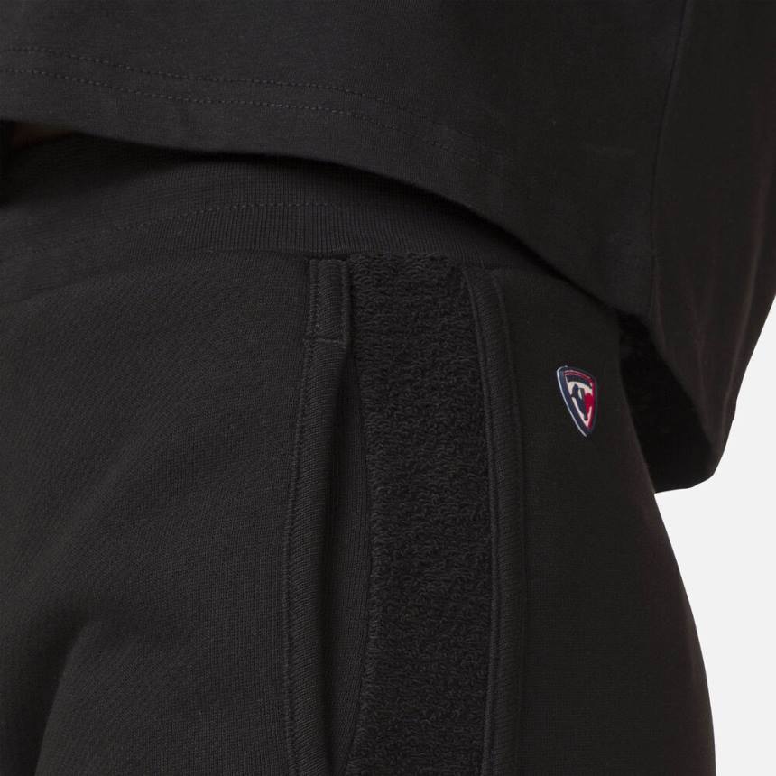 partes inferiores Rossignol shorts confortáveis ​​de algodão preto mulheres XP60920