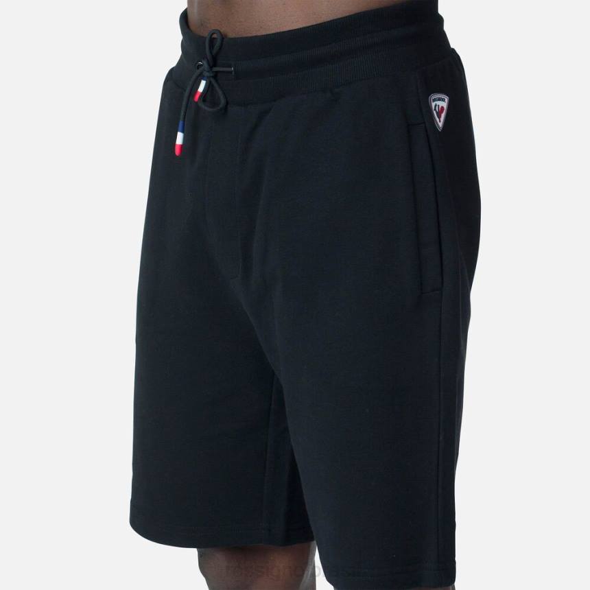 partes inferiores Rossignol shorts de algodão com logotipo preto homens XP60459