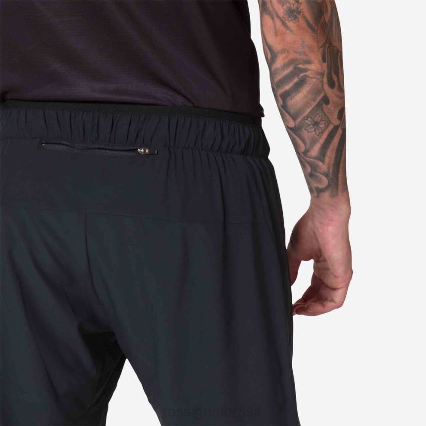 partes inferiores Rossignol shorts de corrida preto homens XP60135