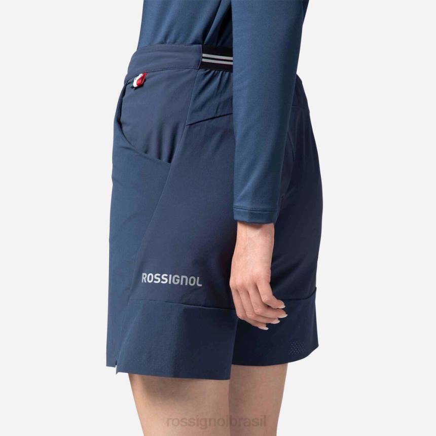 partes inferiores Rossignol shorts leves e respiráveis azul marinho mulheres XP60891