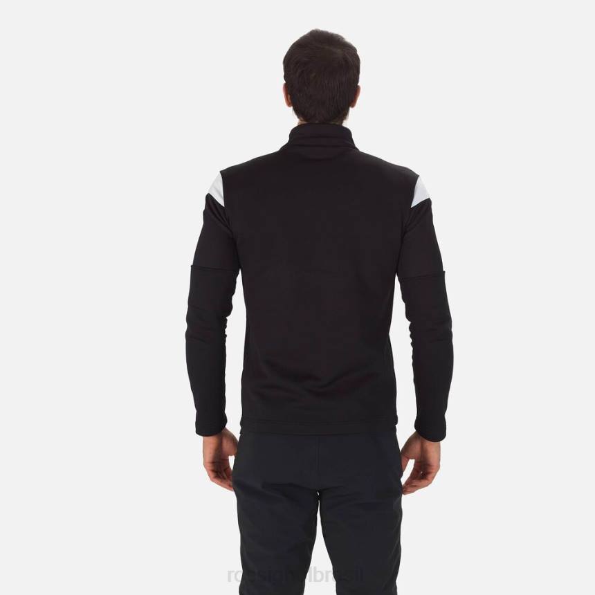 topos Rossignol camada intermediária aérea full-zip preto homens XP60552