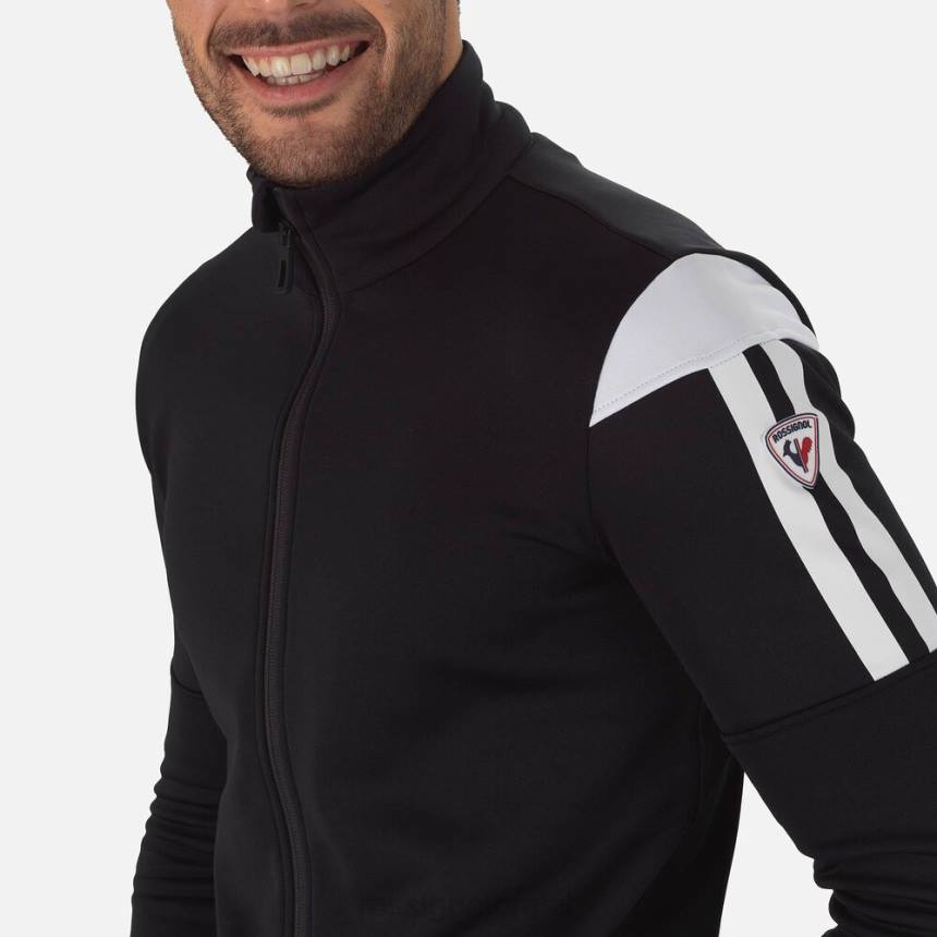 topos Rossignol camada intermediária aérea full-zip preto homens XP60552