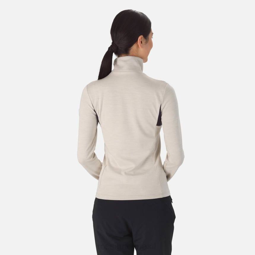 topos Rossignol camada intermediária react merino full-zip pomba selvagem mulheres XP601015