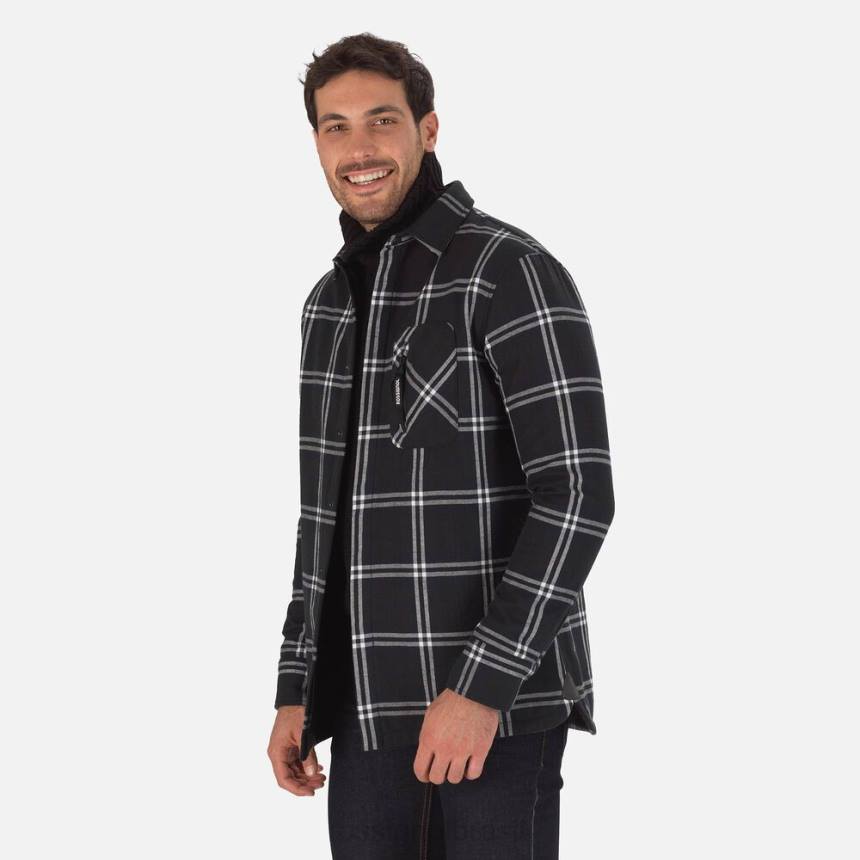 topos Rossignol camisa de flanela preto homens XP60240