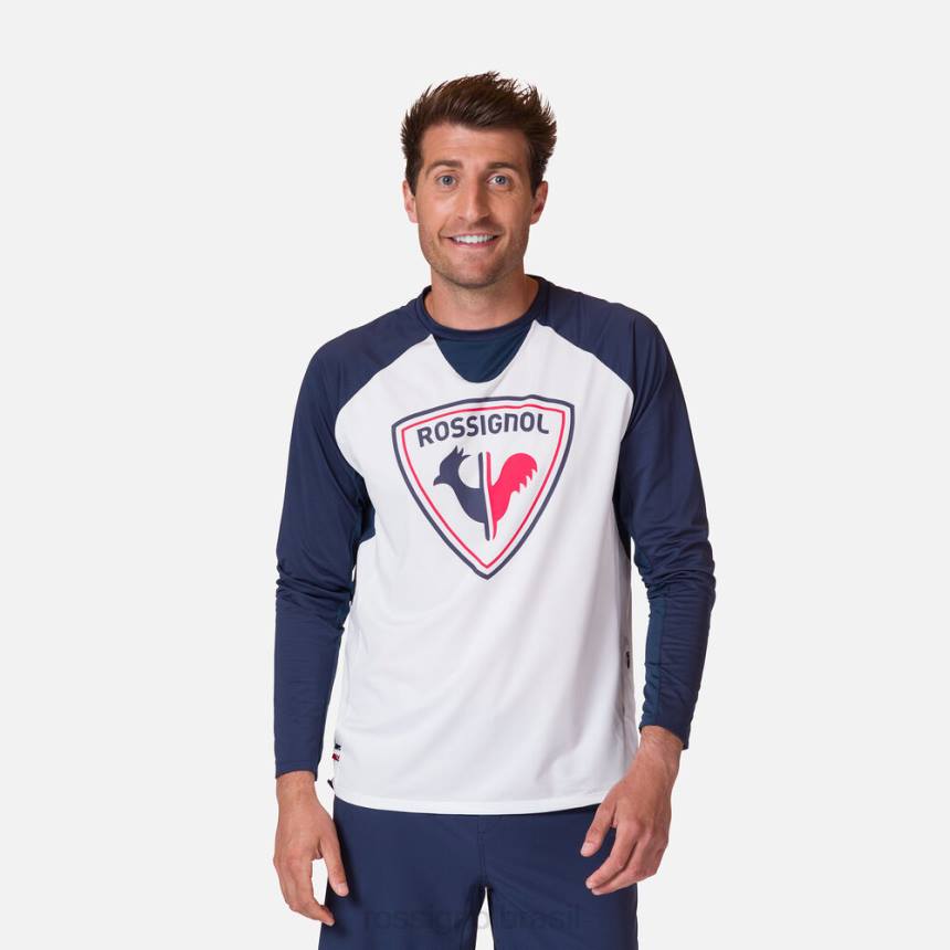 topos Rossignol camisa de manga comprida ajuste clássico bbr homens XP6095