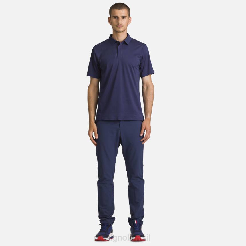 topos Rossignol camisa polo leve e respirável azul marinho homens XP608