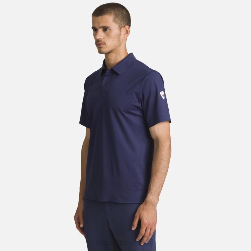 topos Rossignol camisa polo leve e respirável azul marinho homens XP608