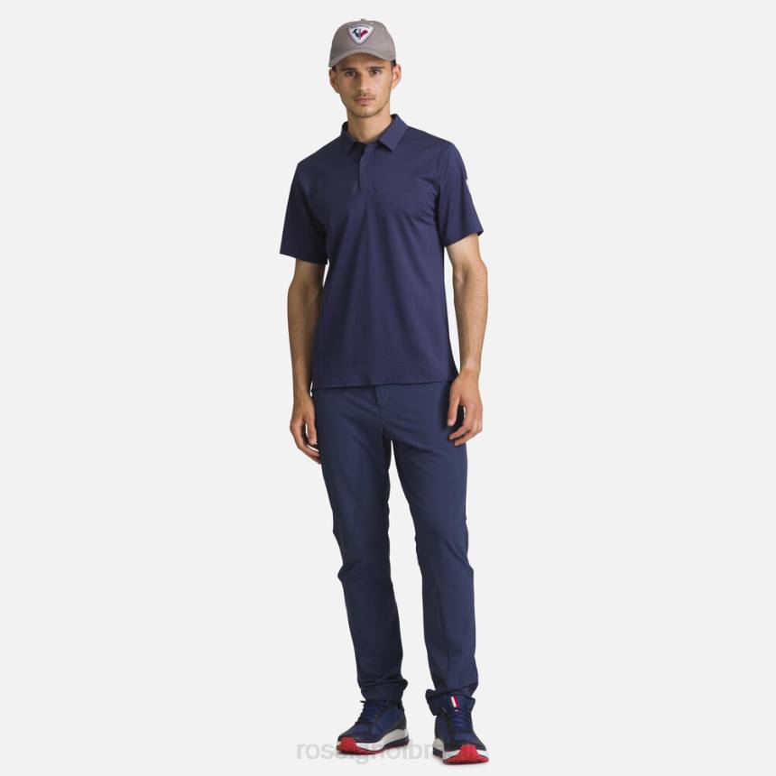 topos Rossignol camisa polo leve e respirável azul marinho homens XP608