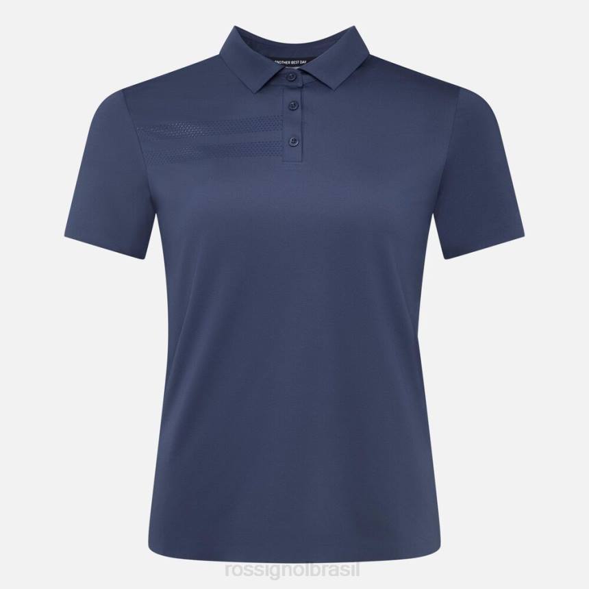 topos Rossignol camisa polo leve e respirável azul marinho mulheres XP60693