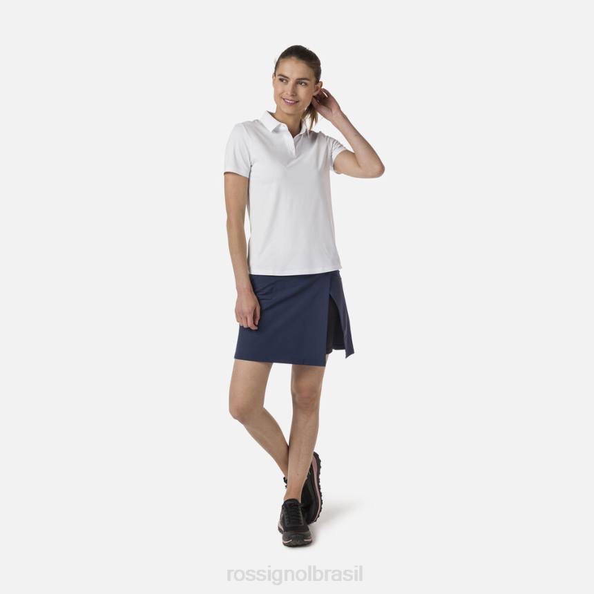 topos Rossignol camisa polo leve e respirável branco mulheres XP60706