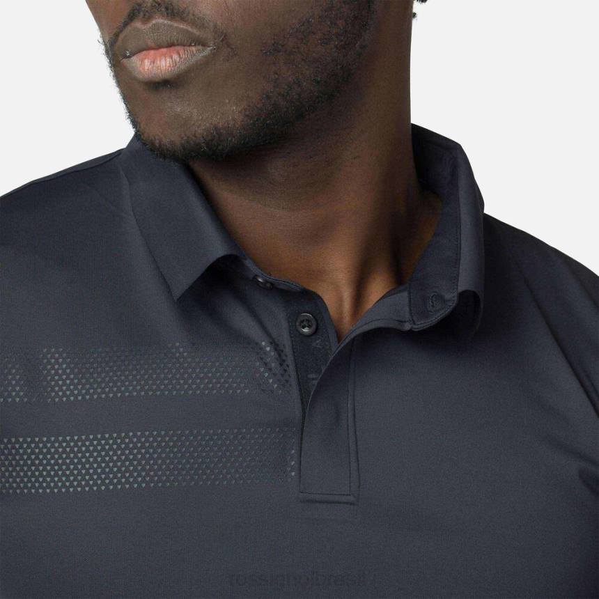 topos Rossignol camisa polo leve e respirável preto homens XP6011