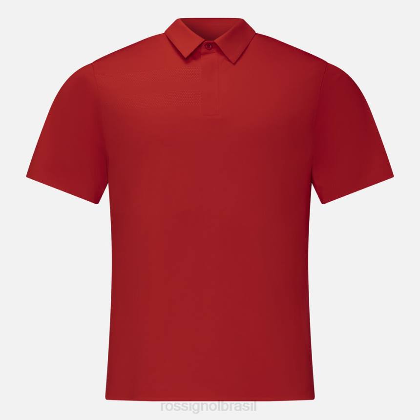 topos Rossignol camisa polo leve e respirável vermelho esportivo homens XP60110