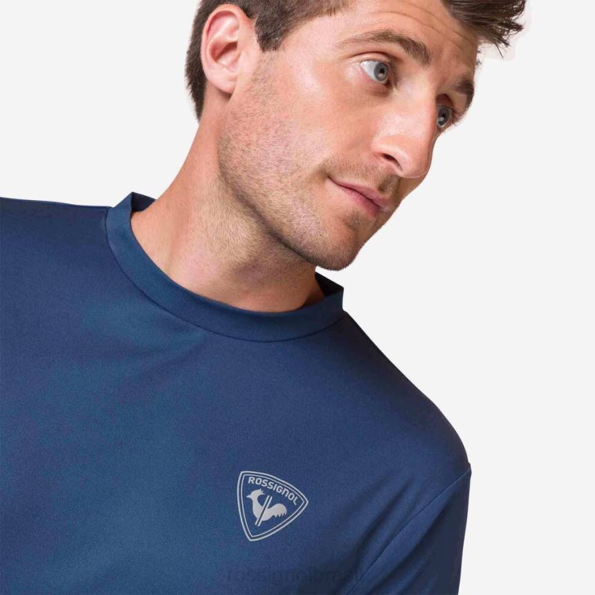 topos Rossignol camiseta ativa azul marinho homens XP6055