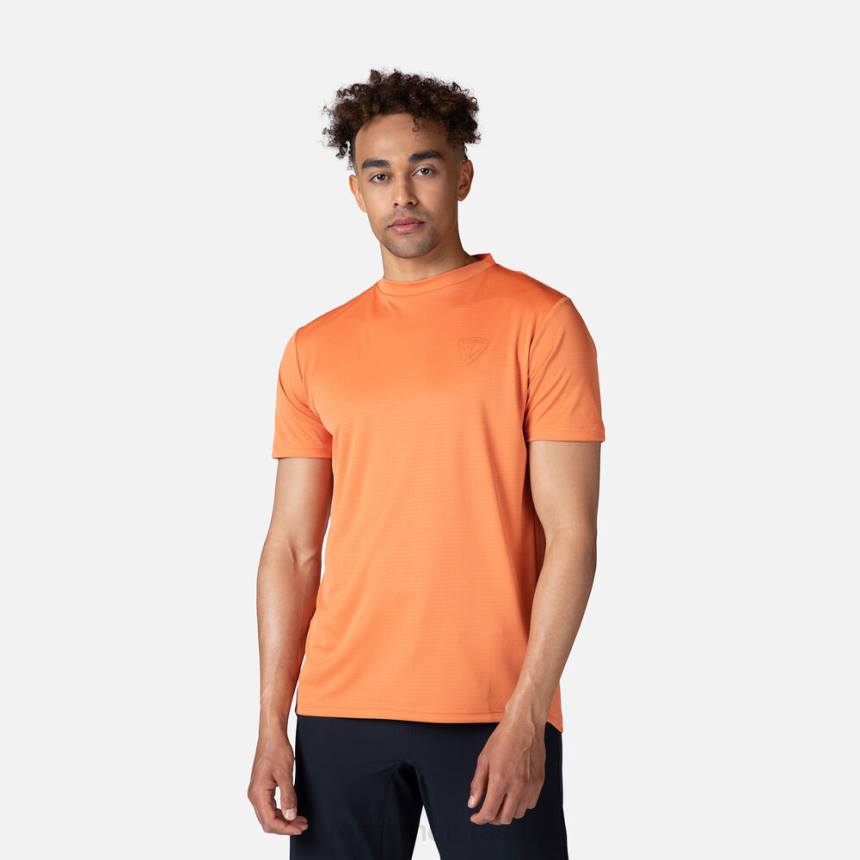 topos Rossignol camiseta ativa laranja flamejante homens XP60511