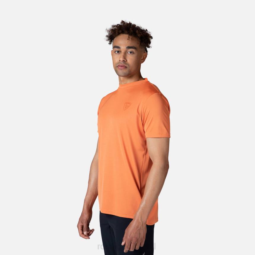 topos Rossignol camiseta ativa laranja flamejante homens XP60511